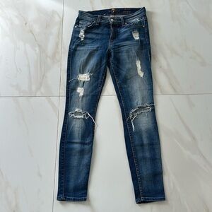 7 For All mankind “the ankle skinny”